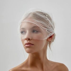 Amelie George Pearl Birdcage Wedding Veil